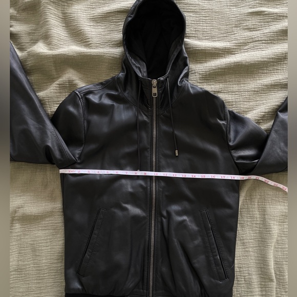 Dolce & Gabbana Leather Bomber Jacket in Black - Picture 15 of 16